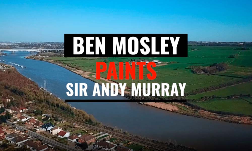 Ben Paints Andy Murray